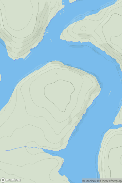 Thumbnail image for Woodbury Hill [South West England] showing contour plot for surrounding peak